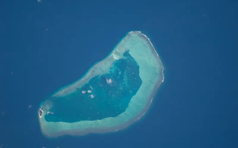 ISS021-E-5116 - View of Lakshadweep