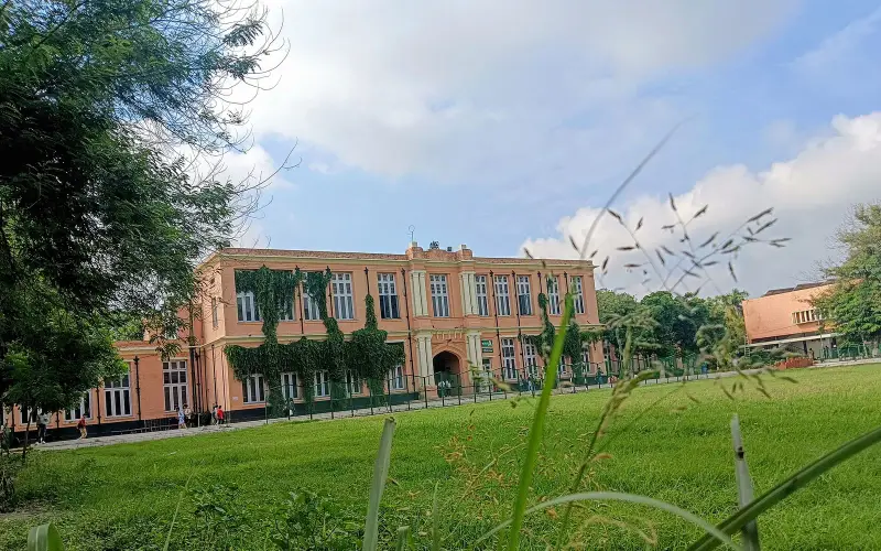 View of Block A Building of Satish Chandra Dhawan College, Ludhiana, Punjab